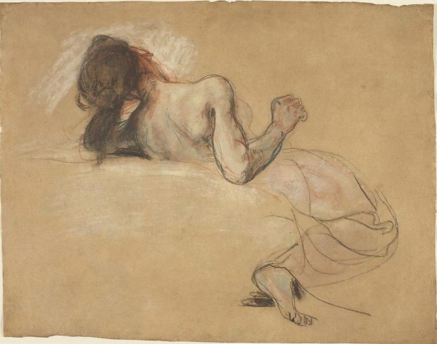 delacroix-crouching_woman